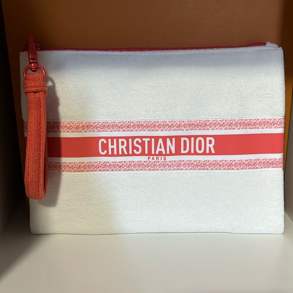 Christian Dior makeup pouch